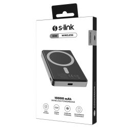 S-Link MG110 Powerbank 10 000 mAh magnetyczny 15W, USB-C... | PartsPC.pl
