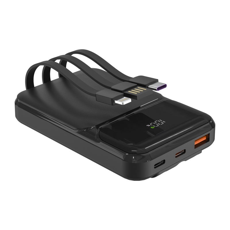 S-Link P104 Powerbank 10 000 mAh z wbudowanymi kablami... | PartsPC.pl