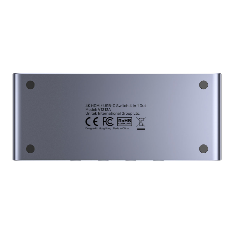 Unitek Przełącznik 4K HDMI/USB-C 4 in 1 out | PartsPC.pl