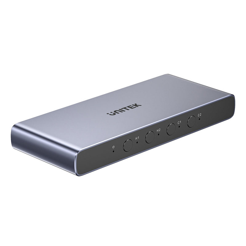 Unitek Przełącznik 4K HDMI/USB-C 4 in 1 out | PartsPC.pl