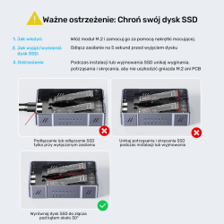 Unitek Obudowa RAID 2xM.2 NVMe/SATA 20Gbps z klonowaniem... | PartsPC.pl