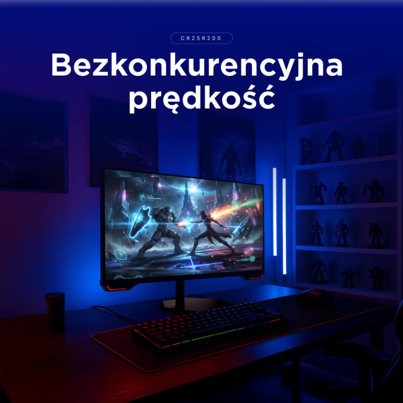 Rampage Crimson Monitor gamingowy 24,5'' 200Hz 0,5 ms... | PartsPC.pl