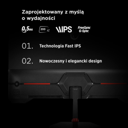 Rampage Crimson Monitor gamingowy 24,5'' 200Hz 0,5 ms... | PartsPC.pl