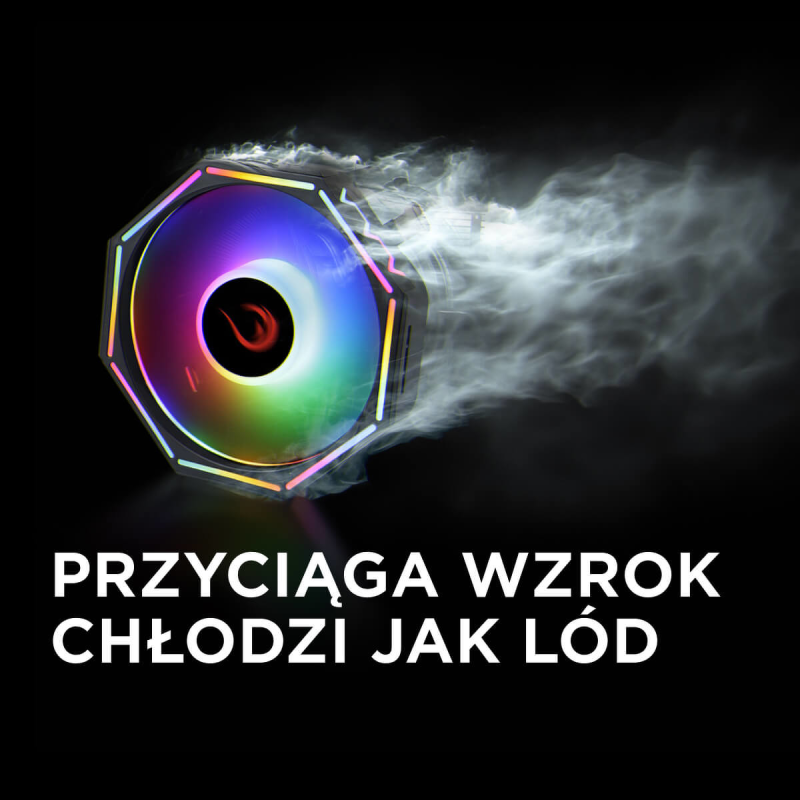 Rampage RM-C04 Coolblade Chłodzenie procesora 120mm LED... | PartsPC.pl