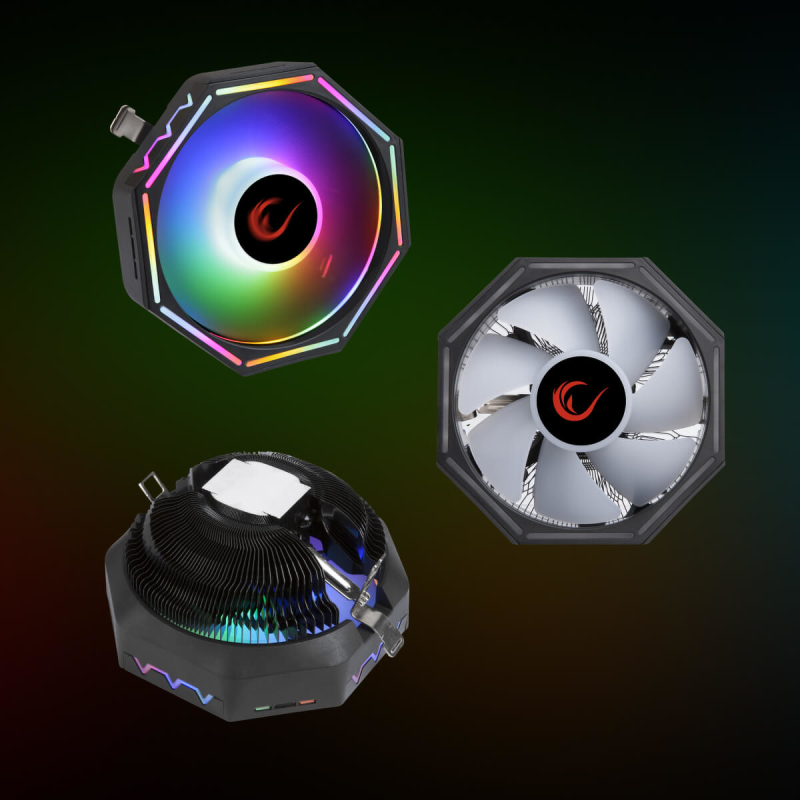 Rampage RM-C04 Coolblade Chłodzenie procesora 120mm LED... | PartsPC.pl