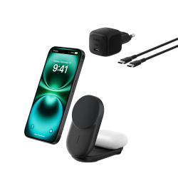 Belkin Ładowarka magnetyczna Qi2 25 W, składana 2w1... | PartsPC.pl