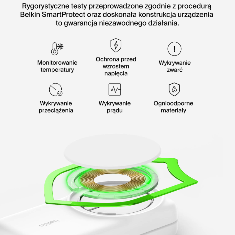 Belkin Ładowarka magnetyczna Qi2 25W, 3w1, składana... | PartsPC.pl