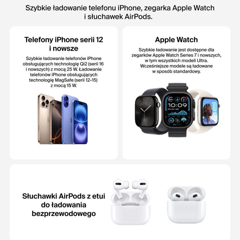 Belkin Ładowarka magnetyczna Qi2 25W, 3w1, składana... | PartsPC.pl