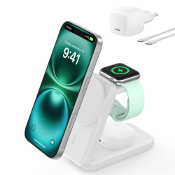 Belkin Ładowarka magnetyczna Qi2 25W, 3w1, składana... | PartsPC.pl