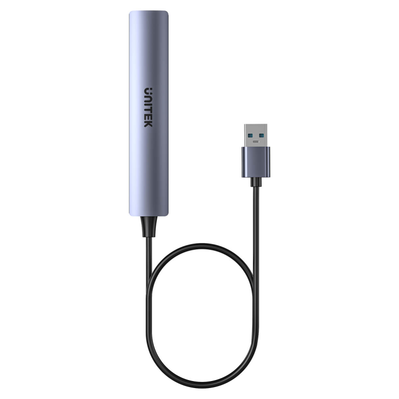 Unitek Kompaktowy hub USB-A 4 w 1 1x 5 Gbps 3x 480 Mbps