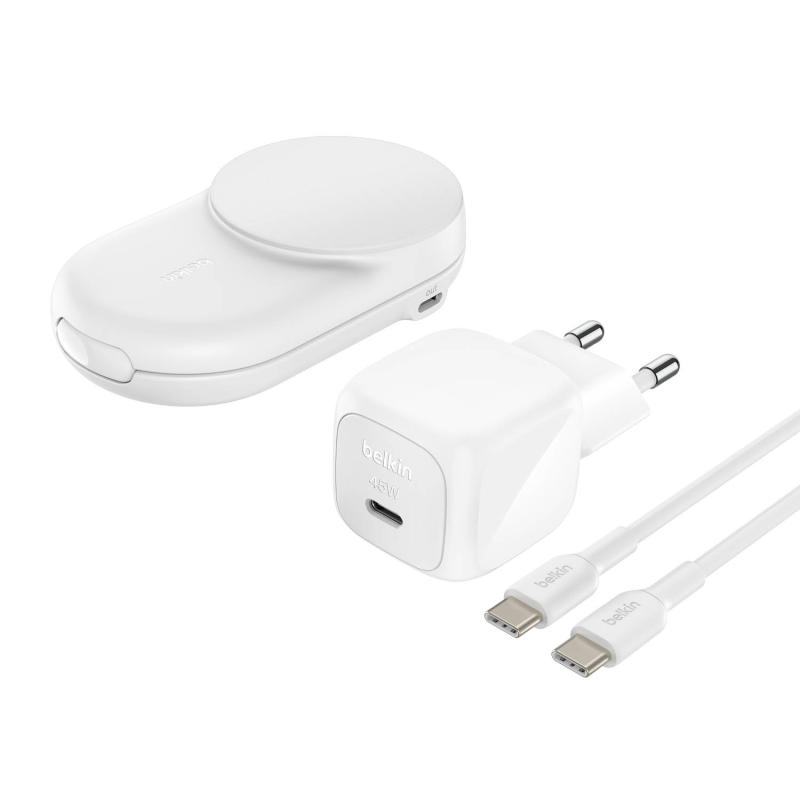Belkin Ładowarka magnetyczna Qi2 25 W, składana 2w1... | PartsPC.pl