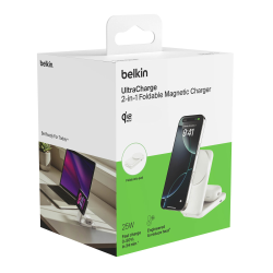 Belkin Ładowarka magnetyczna Qi2 25 W, składana 2w1... | PartsPC.pl