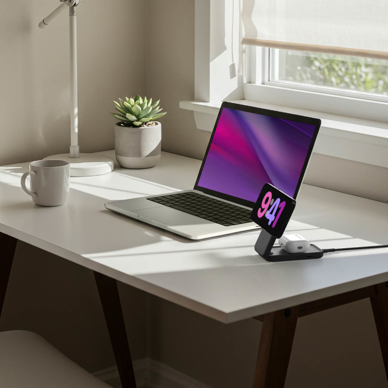 Belkin Ładowarka magnetyczna Qi2 25W, składana 2w1... | PartsPC.pl