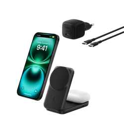 Belkin Ładowarka magnetyczna Qi2 25W, składana 2w1... | PartsPC.pl