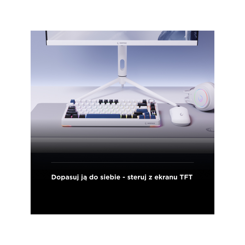 Rampage Quell Pro bezprzewodowa klawiatura mechaniczna... | PartsPC.pl