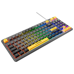 Rampage klawiatura gamingowa CYCLONE KNOB RGB 90% | PartsPC.pl