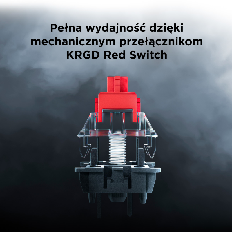 Rampage Klawiatura gamingowa mechaniczna Snug RGB KRGD... | PartsPC.pl