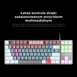 Rampage Klawiatura gamingowa mechaniczna Snug RGB KRGD... | PartsPC.pl