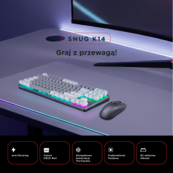 Rampage Klawiatura gamingowa mechaniczna Snug RGB KRGD... | PartsPC.pl