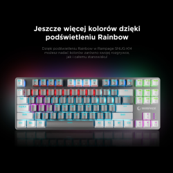 Rampage Klawiatura gamingowa mechaniczna Snug RGB KRGD... | PartsPC.pl