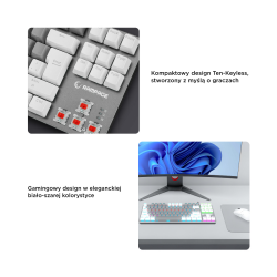 Rampage Klawiatura gamingowa mechaniczna Snug RGB KRGD... | PartsPC.pl