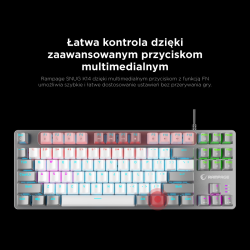 Rampage Klawiatura gamingowa mechaniczna Snug RGB KRGD... | PartsPC.pl