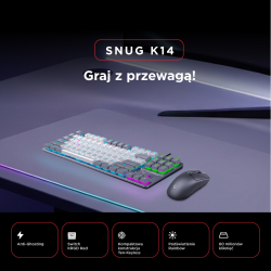 Rampage Klawiatura gamingowa mechaniczna Snug RGB KRGD... | PartsPC.pl