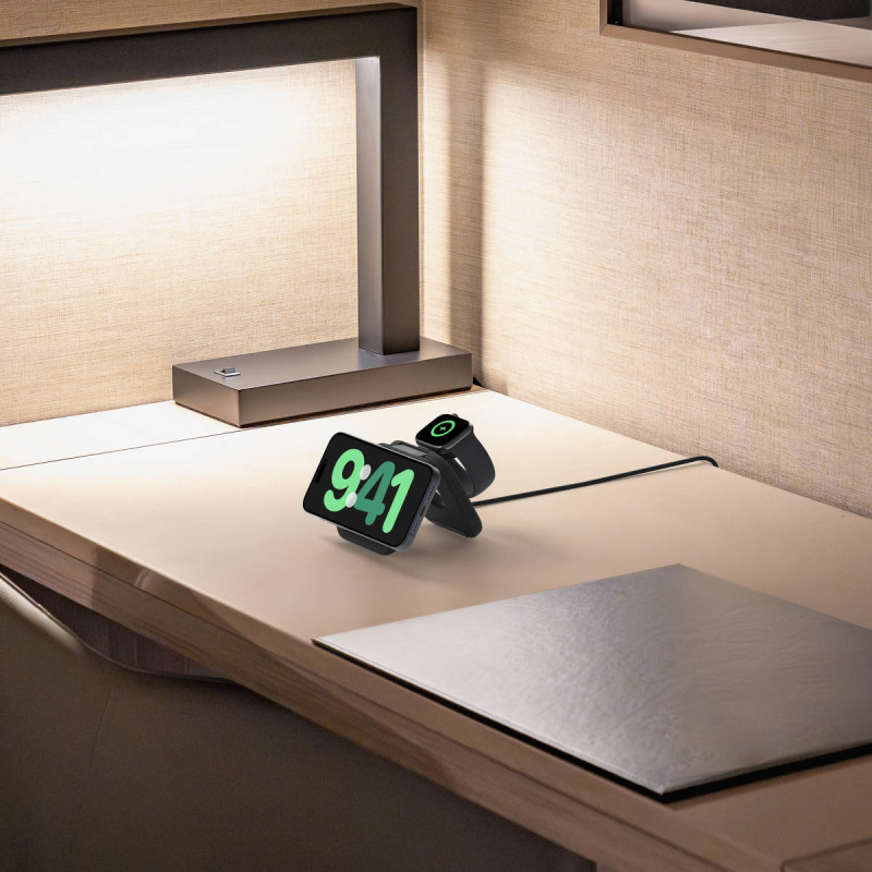 Belkin Ładowarka magnetyczna Qi2 15W, 2w1, składana... | PartsPC.pl