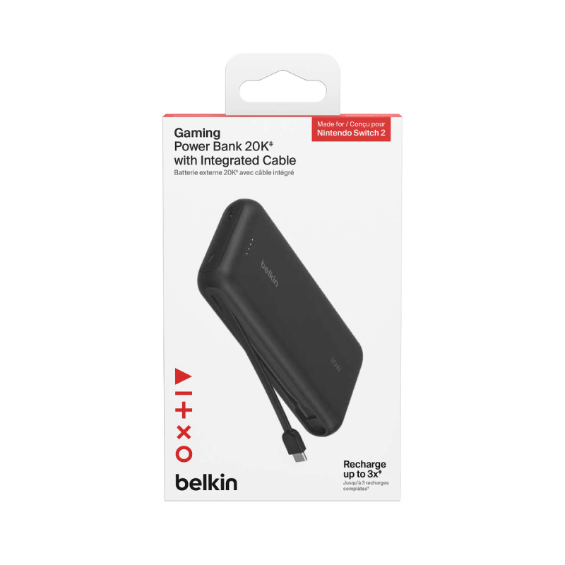 Belkin Powerbank 20 000 mAh do Nintendo Switch 2, 30W... | PartsPC.pl