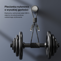 Unitek Przewód USB-C PD 60W 480Mbps z wyświetlaczem 1m z... | PartsPC.pl