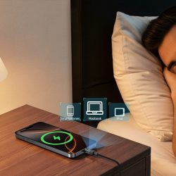 Unitek Przewód USB-C PD 60W 480Mbps z wyświetlaczem 2m z... | PartsPC.pl