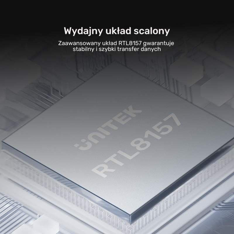 Unitek Adapter USB-C do RJ45 5Gbps | PartsPC.pl