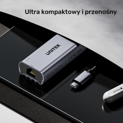 Unitek Adapter USB-C do RJ45 5Gbps | PartsPC.pl