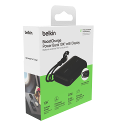 Belkin Powerbank 10 000 mAh, 2x USB-C 20W, czarny | PartsPC.pl