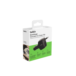 Belkin BoostCharge Ładowarka samochodowa 75W z wysuwanym... | PartsPC.pl