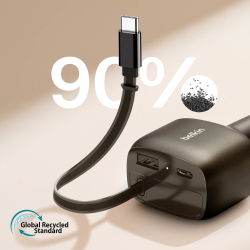 Belkin BoostCharge Ładowarka samochodowa 75W z wysuwanym... | PartsPC.pl