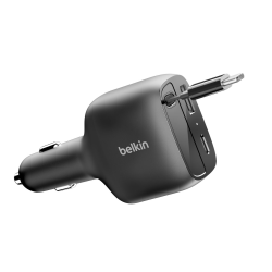 Belkin BoostCharge Ładowarka samochodowa 75W z wysuwanym... | PartsPC.pl