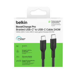 Belkin Kabel USB-C na USB-C 240 W, BoostCharge Pro, 1m... | PartsPC.pl