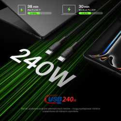 Belkin Kabel USB-C na USB-C 240 W, BoostCharge Pro, 1m... | PartsPC.pl