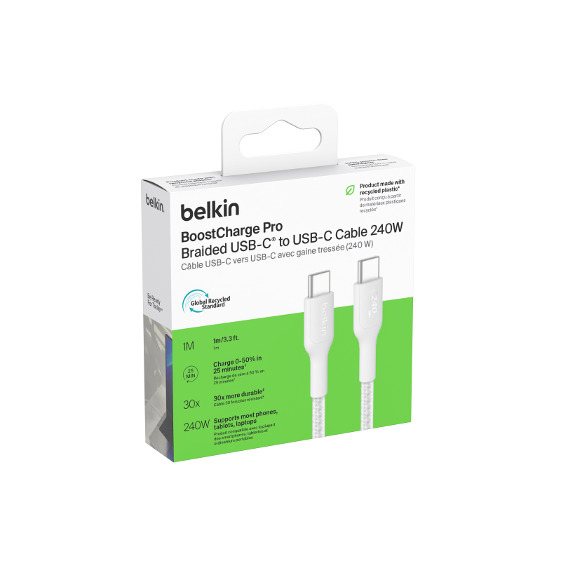 Belkin Kabel USB-C na USB-C 240W, BoostCharge Pro, 1m... | PartsPC.pl
