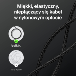 Belkin Kabel USB-C na USB-C 240W, BoostCharge Pro, 1m... | PartsPC.pl