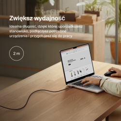 Belkin Kabel USB-C na USB-C 240W, BoostCharge Pro, 2m... | PartsPC.pl