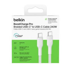Belkin Kabel USB-C na USB-C 240W, BoostCharge Pro, 2m... | PartsPC.pl
