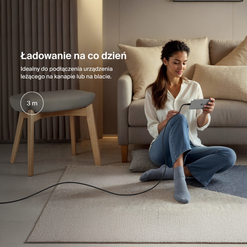 Belkin Kabel USB-C na USB-C 240W, BoostCharge Pro, 3m... | PartsPC.pl