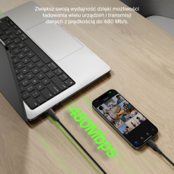 Belkin Kabel USB-C na USB-C 240W, BoostCharge Pro, 3m... | PartsPC.pl