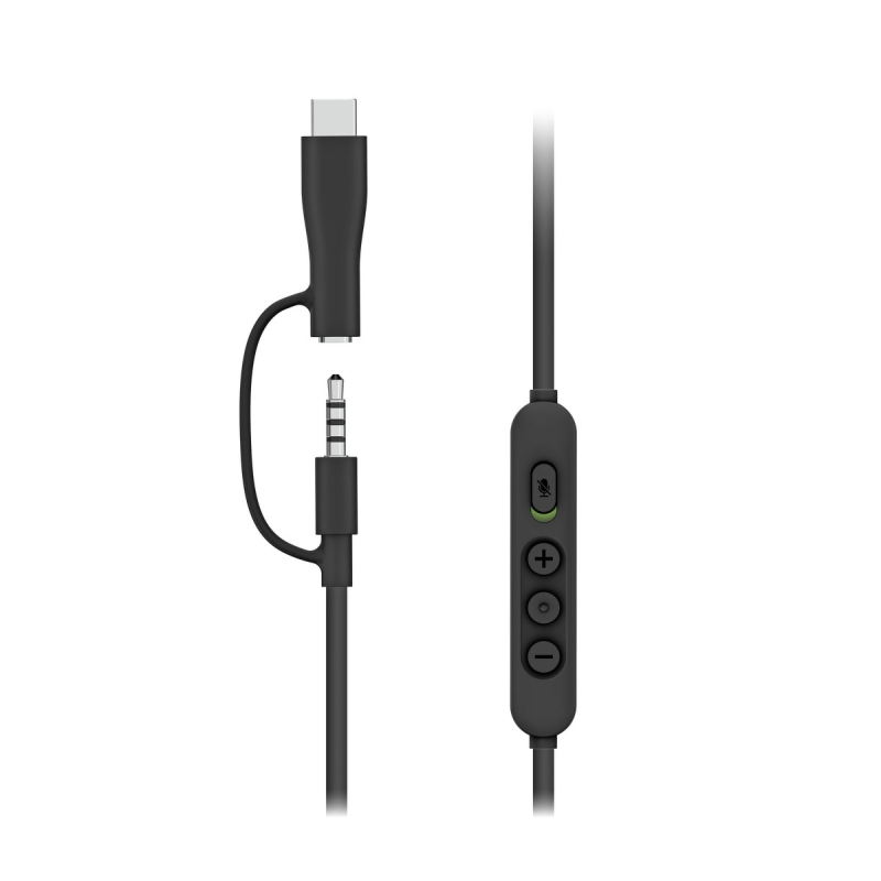 Belkin Słuchawki nauszne, przewodowe USB-C/mini jack, do... | PartsPC.pl