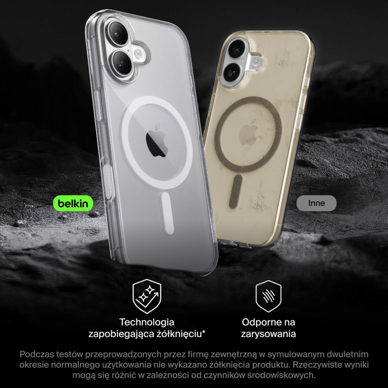 Belkin Etui na iPhone 17 magnetyczne, przezroczyste | PartsPC.pl