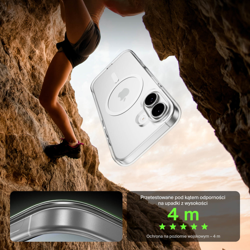 Belkin Etui na iPhone 17 magnetyczne, przezroczyste | PartsPC.pl