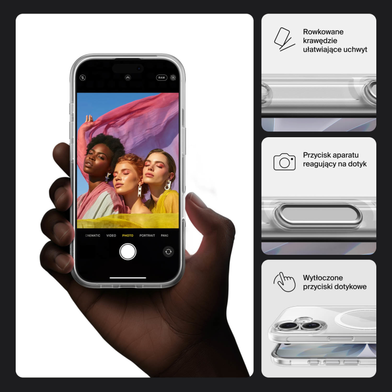 Belkin Etui na iPhone 17 magnetyczne, przezroczyste | PartsPC.pl