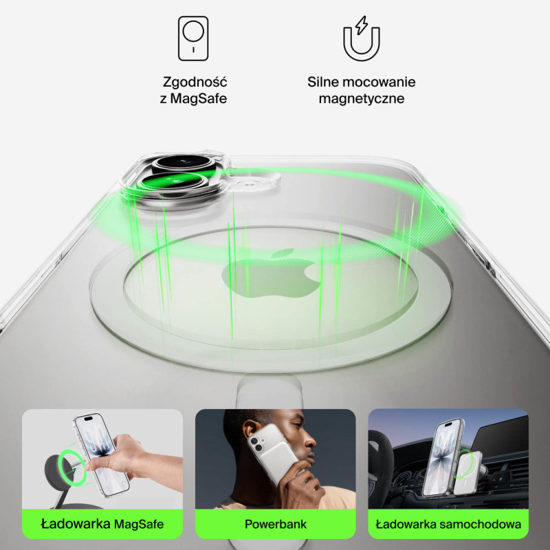 Belkin Etui na iPhone 17 magnetyczne, przezroczyste | PartsPC.pl